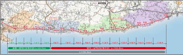 포항~영덕 동해선 26일 개통…KTX 포항역 간 연계․환승 포항~영덕 동해선 26일 개통…KTX 포항역 간 연계․환승